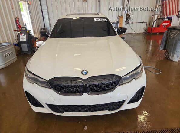 WBA5U9C06LAF54801 2020 BMW M3 White Вид спереду