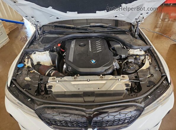 WBA5U9C06LAF54801 2020 BMW M3 White Вид задньої частини салону