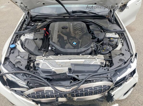 WBA5U9C06LFH61787 2020 BMW M3 White უკანა სალონის ხედი