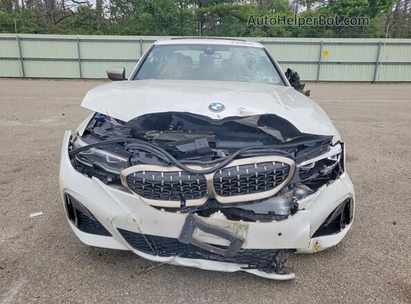 WBA5U9C06LFH61787 2020 BMW M3 White წინა ხედი
