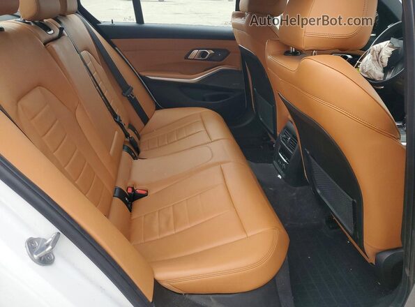 WBA5U9C06LFH61787 2020 BMW M3 White უკანა სავარძლების ხედი