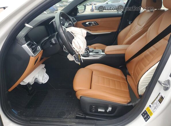 WBA5U9C06LFH61787 2020 BMW M3 White წინა სალონის ხედი