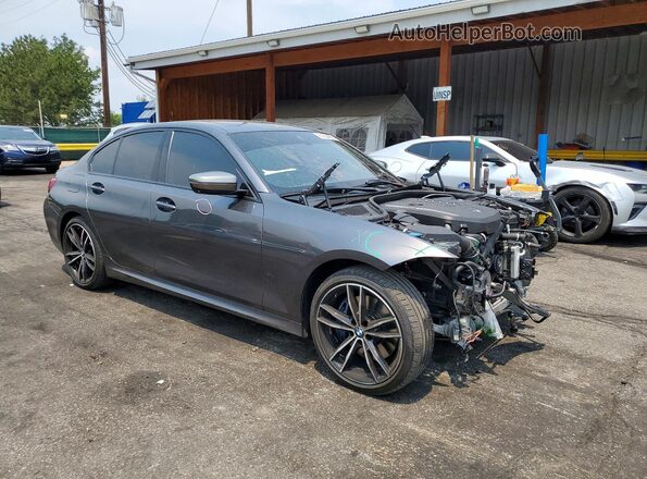 WBA5U9C07LAF54712 2020 BMW M3 Gray Przód prawy