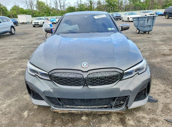 WBA5U9C07MFL38747 2021 BMW M3 Серый Вид спереди