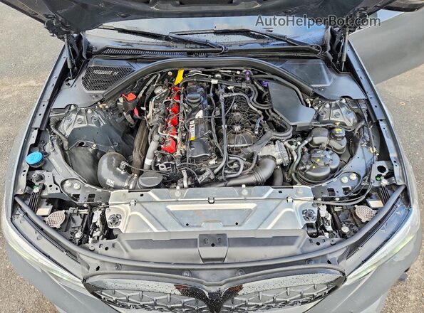 WBA5U9C07MFL38747 2021 BMW M3 Серый Вид задней части салона