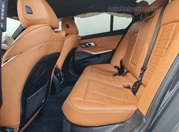 WBA5U9C07MFL38747 2021 BMW M3 Серый Вид задних сидений