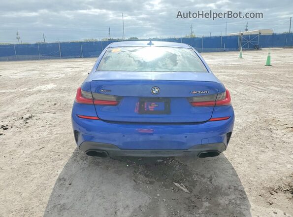 WBA5U9C0XLFJ85022 2020 BMW M3 Blue უკანა ხედი