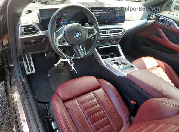 WBA63AT00RCN59768 2024 BMW M4 Black Вид панелі приладів