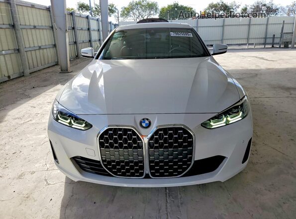 WBA63AV0XRFT63087 2024 BMW 4 SERIES White წინა ხედი