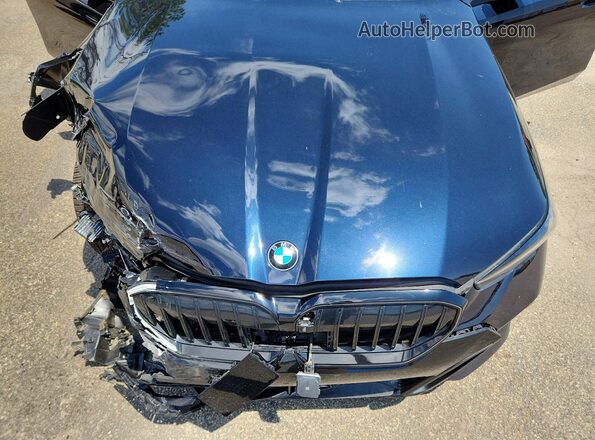 WBA63FJ07RCR61996 2024 BMW 5 SERIES Blue Սալոնի հետևի տեսք