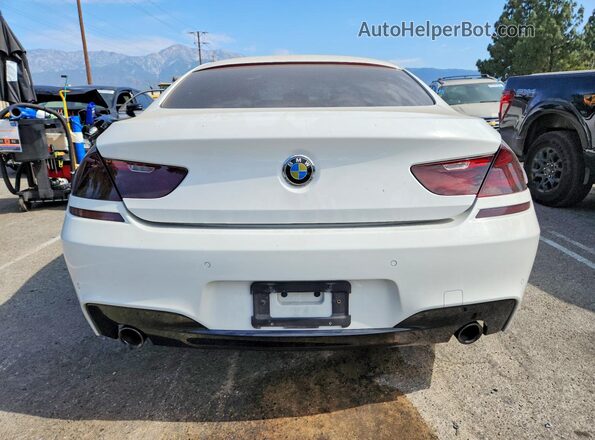 WBA6D0C56GG432726 2016 BMW 6 SERIES White Widok z tyłu