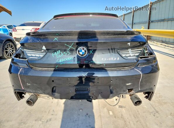 WBA6D0C57GG432542 2016 BMW 6 SERIES Black Հետևի տեսք