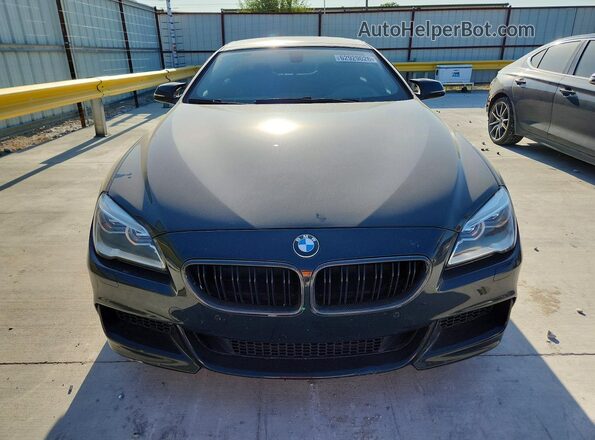 WBA6D0C57GG432542 2016 BMW 6 SERIES Black Դիմացի տեսք