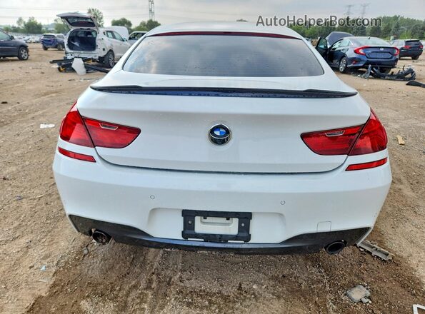 WBA6D2C51GGT65626 2016 BMW 6 SERIES White Rear view