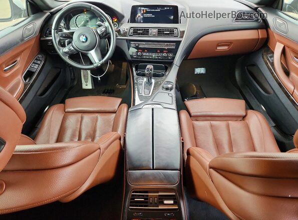 WBA6D2C51GGT65626 2016 BMW 6 SERIES White Dashboard view