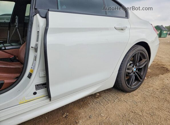 WBA6D2C51GGT65626 2016 BMW 6 SERIES White Rear seats view