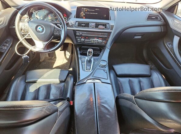 WBA6D2C58GGT65946 2016 BMW 6 SERIES White Widok deski rozdzielczej