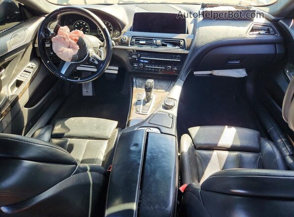 WBA6D4C50JGA01039 2018 BMW 6 SERIES Black Вид панелі приладів