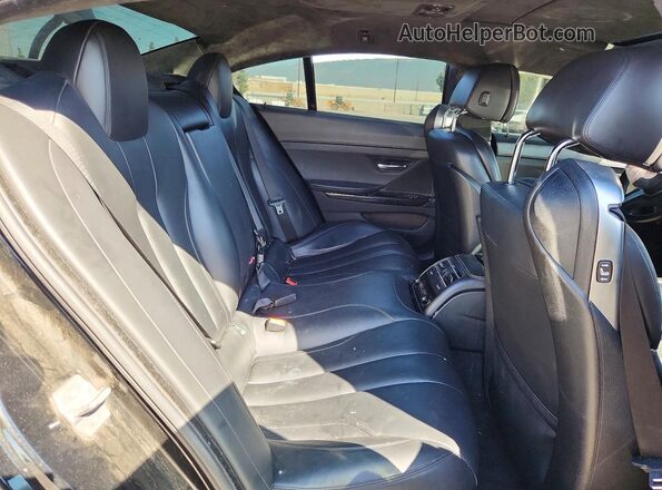 WBA6D4C50JGA01039 2018 BMW 6 SERIES Black Вид задніх сидінь