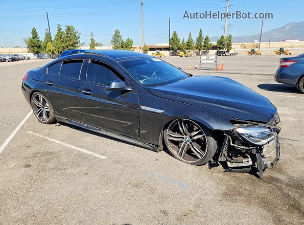 WBA6D4C50JGA01039 2018 BMW 6 SERIES Black Передня права чверть