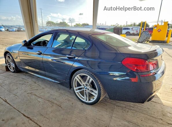 WBA6D4C51HD977601 2017 BMW 6 SERIES Black Հետևի ձախ