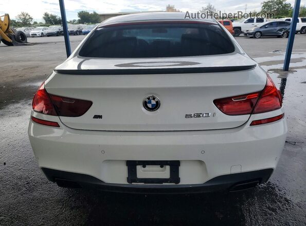 WBA6D4C5XGD977093 2016 BMW 6 SERIES White Widok z tyłu