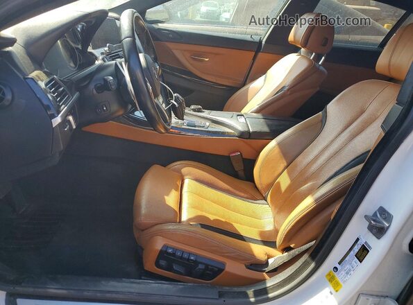 WBA6D4C5XGD977093 2016 BMW 6 SERIES White Widok wnętrza z przodu