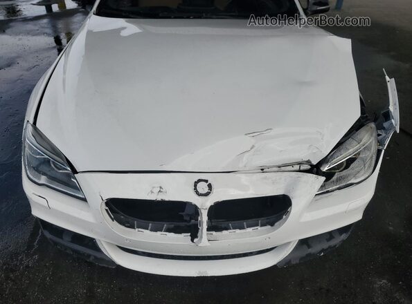 WBA6D4C5XGD977093 2016 BMW 6 SERIES White Widok naklejki z numerem VIN