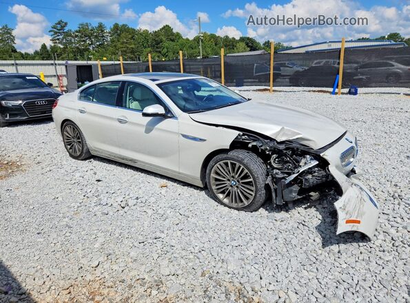 WBA6D6C56JG388754 2018 BMW 6 SERIES White Widok wnętrza z tyłu