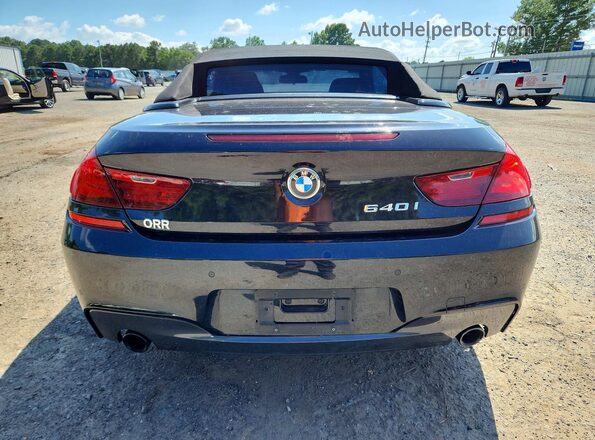 WBA6F1C56JGT83874 2018 BMW 6 SERIES Черный Вид сзади