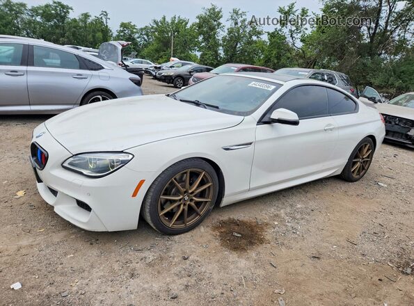 WBA6H3C57GGT65057 2016 BMW 6 SERIES White Trasero izquierdo