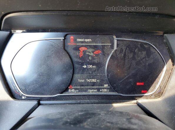 WBA73AK08M7H48856 2021 BMW 2 SERIES Black Вид щитка приладів