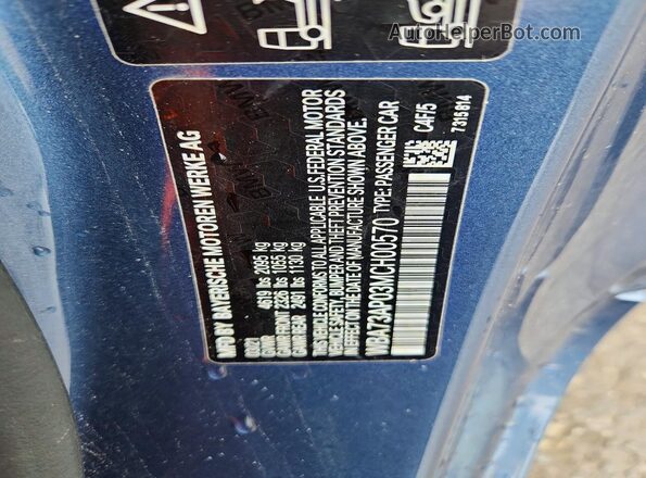 WBA73AP03MCH00570 2021 BMW 4 SERIES Charcoal Widok komory silnika