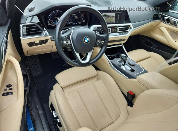 WBA73AP03MCH00570 2021 BMW 4 SERIES Charcoal Widok deski rozdzielczej