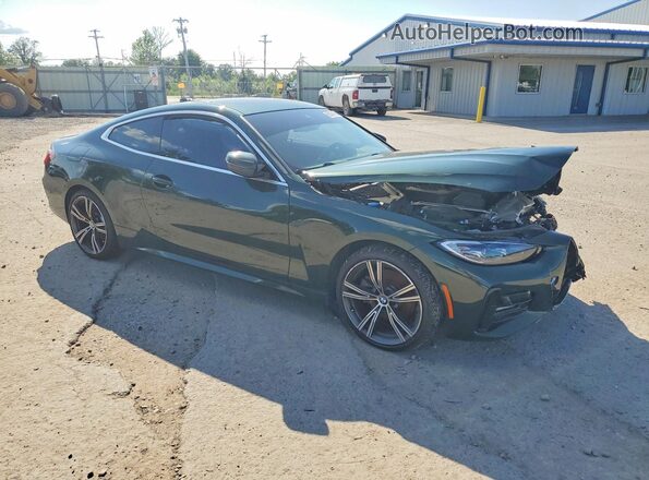 WBA73AP08NCK84496 2022 BMW 4 SERIES Green Delantero derecho