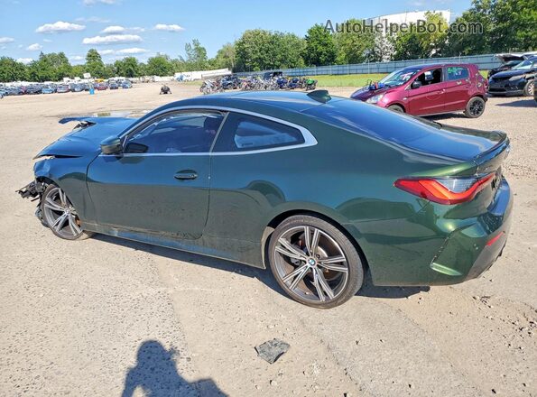 WBA73AP08NCK84496 2022 BMW 4 SERIES Green Trasero izquierdo