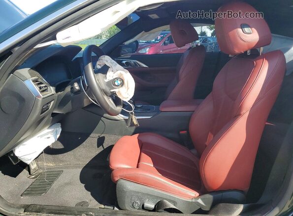 WBA73AP08NCK84496 2022 BMW 4 SERIES Green Vista interior delantera