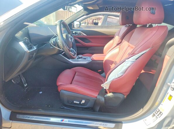 WBA73AP08RCP53320 2024 BMW 4 SERIES Gray Вид салону спереду