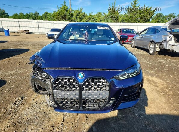 WBA73AV02PFN70901 2023 BMW 4 SERIES Blue Front view