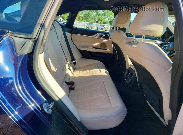 WBA73AV02PFN70901 2023 BMW 4 SERIES Blue Rear interior view