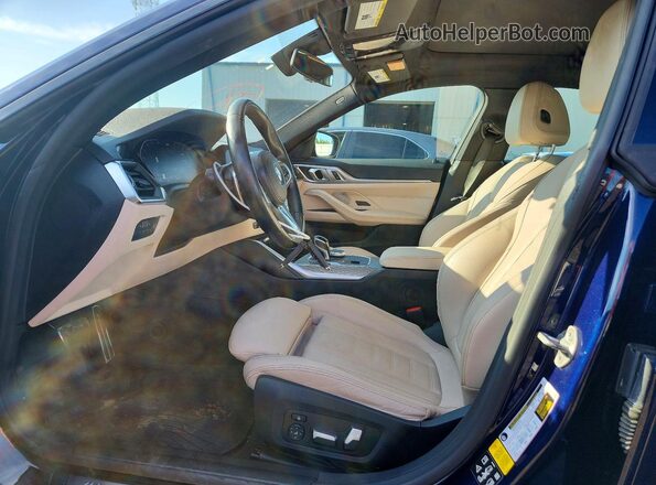 WBA73AV02PFN70901 2023 BMW 4 SERIES Blue Dashboard view