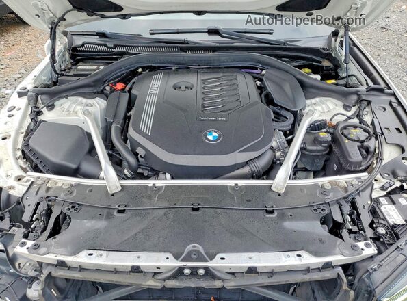 WBA73BJ00NWX49432 2022 BMW 5 SERIES White Vista interior trasera
