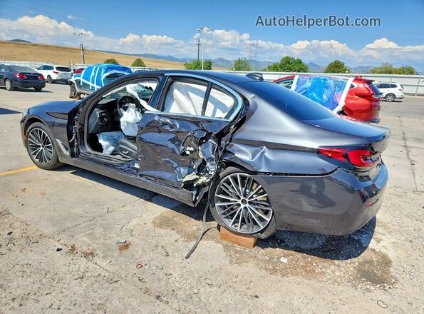 WBA73BJ03NWX52812 2022 BMW 5 SERIES Black უკანა მარცხენა