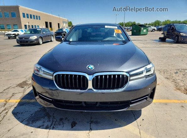 WBA73BJ03NWX52812 2022 BMW 5 SERIES Black წინა ხედი