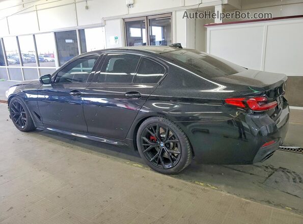 WBA73BJ09MCF80160 2021 BMW 5 SERIES Black Задня ліва чверть