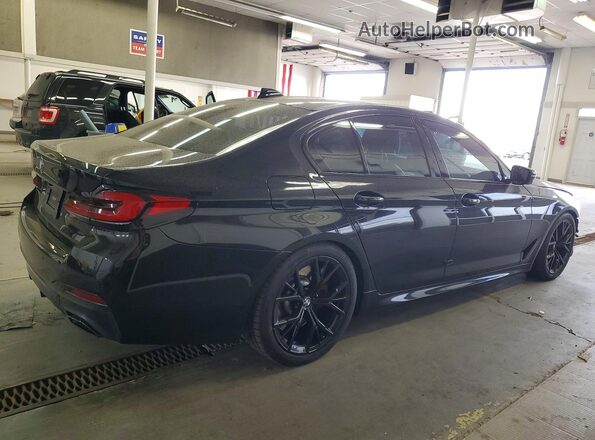 WBA73BJ09MCF80160 2021 BMW 5 SERIES Black Задня права чверть