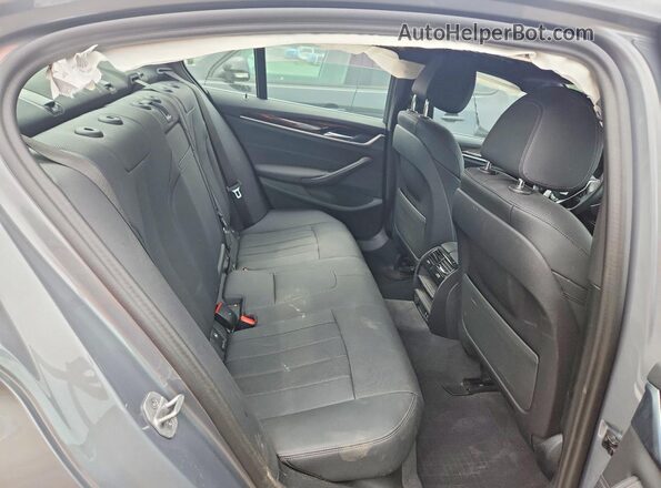 WBA73BJ09PCN32935 2023 BMW 5 SERIES Gray Вид задніх сидінь