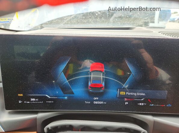 WBA73DB02TCW85354 2026 BMW M4 Blue Vista del cuadro de instrumentos