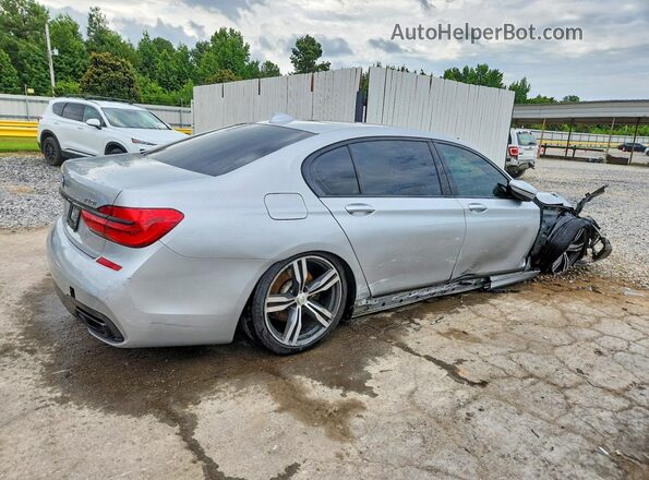 WBA7E2C50KB454272 2019 BMW 7 SERIES Silver Հետևի աջ