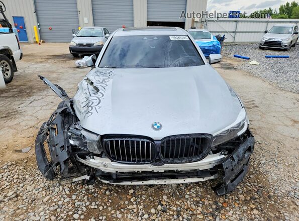 WBA7E2C50KB454272 2019 BMW 7 SERIES Silver Դիմացի տեսք